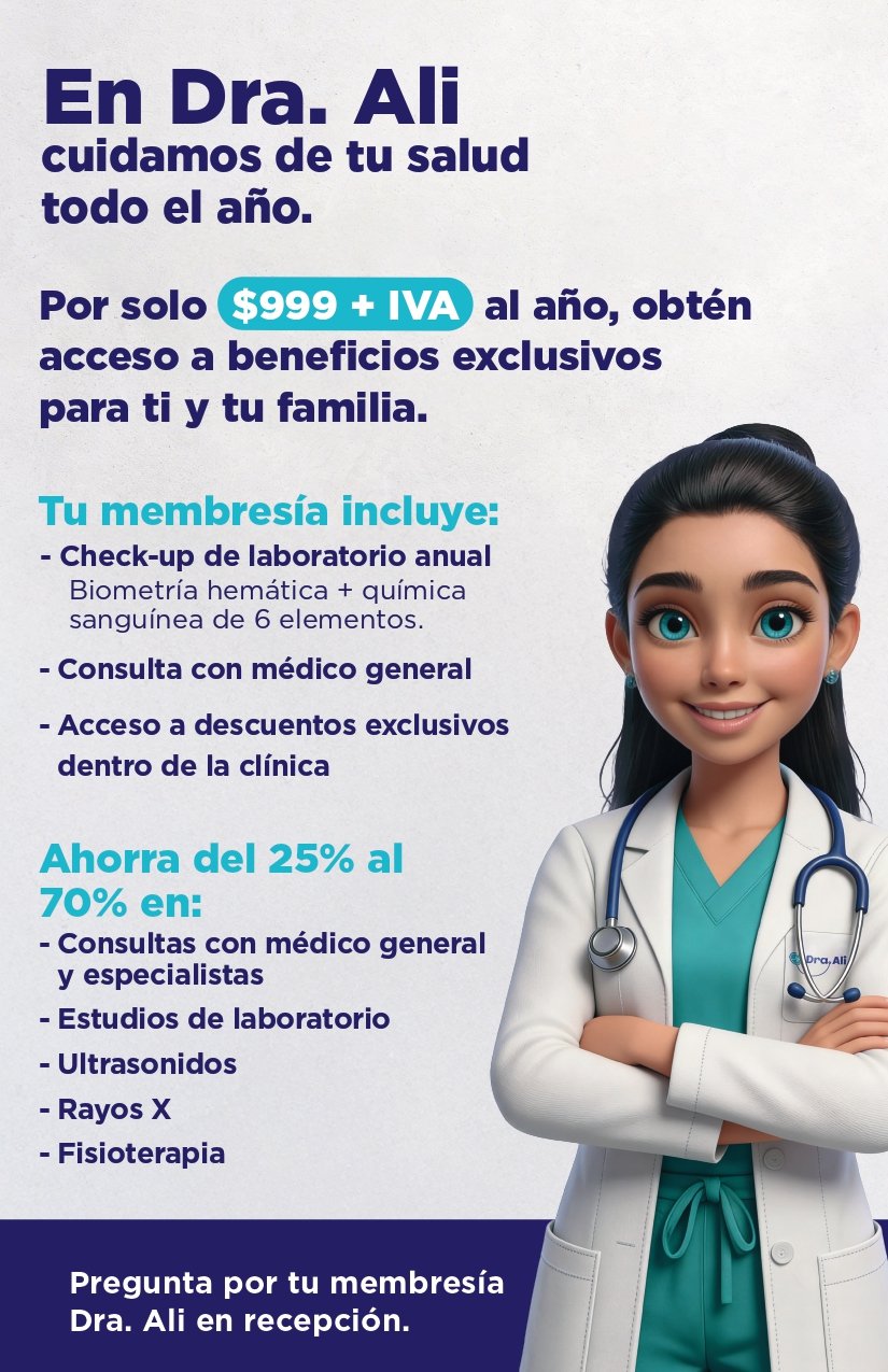 Beneficios Membresía Dra. Ali